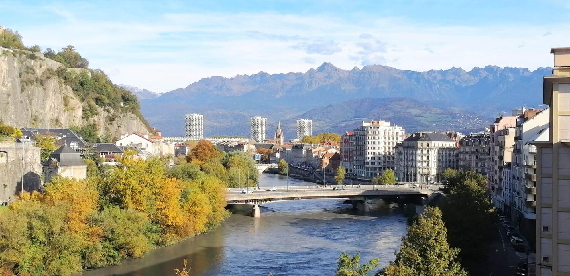 Appartement Hagaki Vue Panoramique Proche Gare Netflix Grenoble Eksteriør billede